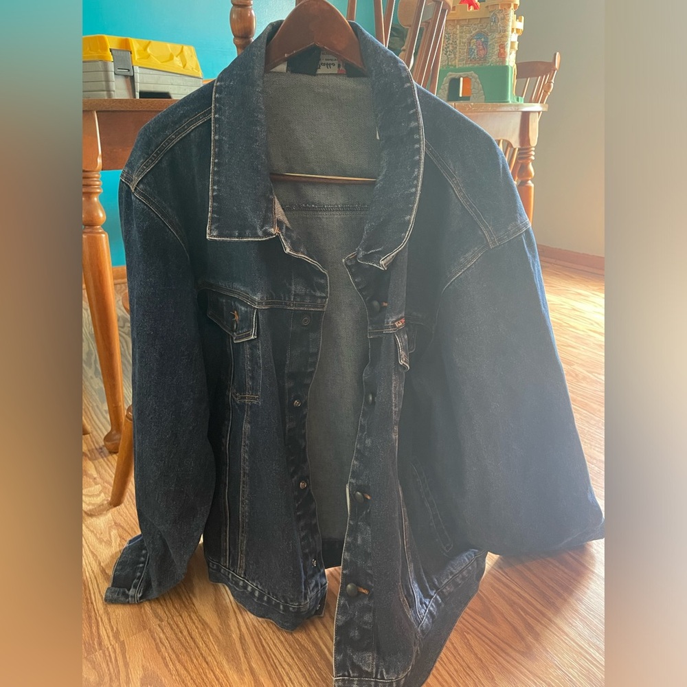 Walls FR Jackets: Men's Fire-Resistant Stonewashed Denim Jacket 2XL Tall